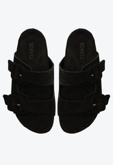 Papete Preta Fivela Acamurçado S 21902 0005 0001 Schutz